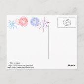 Foto des Unabhängigkeitstages Postkarte (Rückseite)