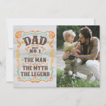 Foto des Vaters der Mann, der Mythos, die Legende