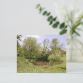 Foto des versteckten Teiches Postkarte (Stehend Vorderseite)