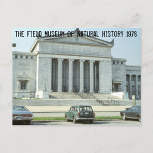 Foto des Vintagen Chicagoer Feldmuseums Postkarte