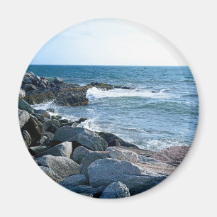 Foto des Wavy Atlantic Blue Magnet