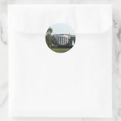 Foto des Weißen Hauses Runder Aufkleber (Tasche)