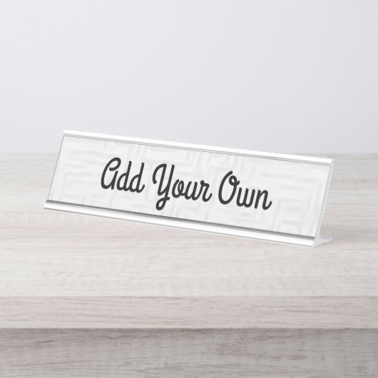 Foto/Design hinzufügen - Namensplatte Schreibtischnamensplakette (Vorderseite )