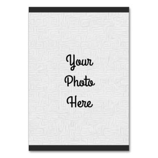 Foto/Design hinzufügen - Tischnummer