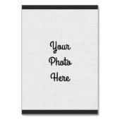 Foto/Design hinzufügen - Tischnummer (Vorderseite)