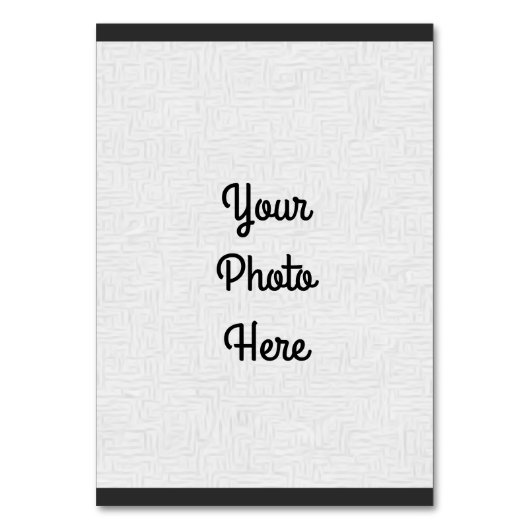 Foto/Design hinzufügen - Tischnummer (Vorderseite)