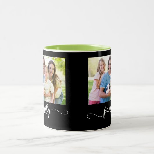 Foto-Design Zweifarbige Tasse (Mittel)