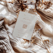 Foto/Details Fall Elfenbeinküste & Terracotta RSVP Einladung