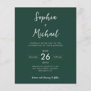 Foto Details QR Website Dunkle Grüne Hochzeit