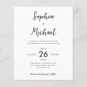 Foto Details QR Website Einladung Hochzeitsfeiern (Vorderseite)