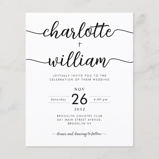 Foto Details QR Website Einladung Hochzeitsfeiern (Vorderseite)