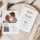 Foto Details QR Website Einladung Hochzeitsfeiern