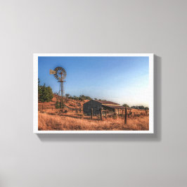 Foto - Die alte Windmühle Leinwanddruck