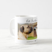 Foto die besten Freunde für immer Junge Kind Kaffeetasse (Vorderseite Links)