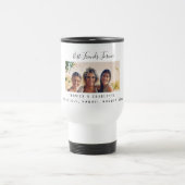 Foto die besten Freunde für immer Schwarz-weiß Reisebecher (Mittel)