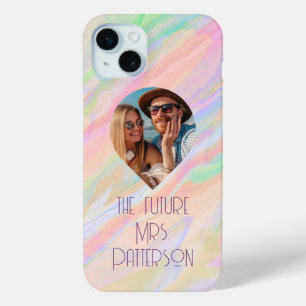 Foto Die zukünftige Mrs Moderne Braut Bunt Pastell Case-Mate iPhone Hülle