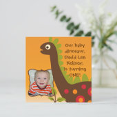 Foto Dino-Riffic Einladung (Stehend Vorderseite)