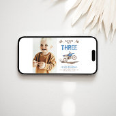 Foto Dirt Bike Dritter Geburtstag Einladung