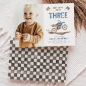 Foto Dirt Bike Dritter Geburtstag Einladung