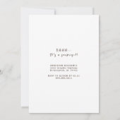 Foto Dirty 30 Geburtstagsparty Einladung (Rückseite)