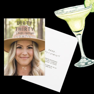 Foto Dirty Thirty Geburtstagsfeier  Einladung