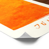 Foto-Display Mitarbeiter der Monatserkennung po Poster (Ecke)