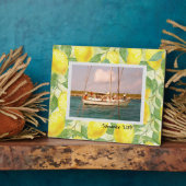 Foto Display Plaque mit Lemons Background Fotoplatte (Seite)