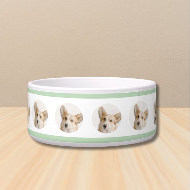 Foto Dog Bowl - Benutzerdefiniert mit Bild erstell Napf (Dog Bowl Portrait Photo Gift)