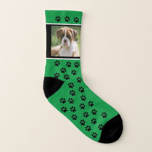 Foto Dog Foto Socken - Weihnachtsgebäck (Links - Innen)