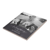 FOTO Dog Memorial Gift - Pet Loss Keepake Collage Fliese (Seite)