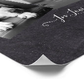 FOTO Dog Memorial Gift - Pet Loss Keepake Collage Poster (Ecke)