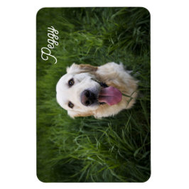Foto Dog Name Easy Template Pet Welpe hinzufügen Magnet