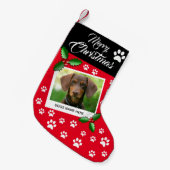 Foto Dog Weihnachts-Strümpfe Kleiner Weihnachtsstrumpf (Vorderansicht (hängend))