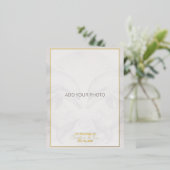 Foto Dolphin Hochzeit Einladung Foil Postkarte (Stehend vorne)