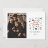 Foto-Doodle-Linienkunst Weihnachten (Vorderseite)