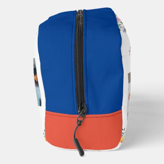 Foto-Dopp-Kit für einfarbiges Monogramm Waschbeutel (Rechts)