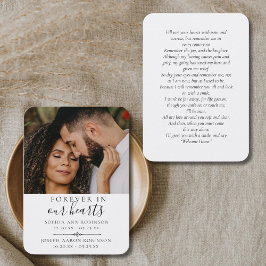 Foto-Doppeldenkmal-Beerdigungskarte Visitenkarte