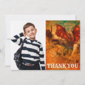 Foto Dragon Dankeschön Karte (Vorderseite)