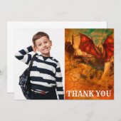 Foto Dragon Dankeschön Karte (Vorne/Hinten)