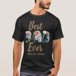 Foto-Drehbuch des coolen Vaters zum Geburtstag T-Shirt<br><div class="desc">Der beste Papa aller Zeiten. Laden Sie einfach Ihr eigenes Bild hoch und bearbeiten Sie Textfarbe und Foto Kontur. Sie können Text und Schriftart bearbeiten.</div>