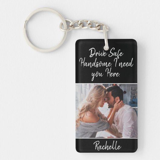 Foto Drive Sicheres Geschenk an Ehemann oder Freun Schlüsselanhänger (Vorderseite)