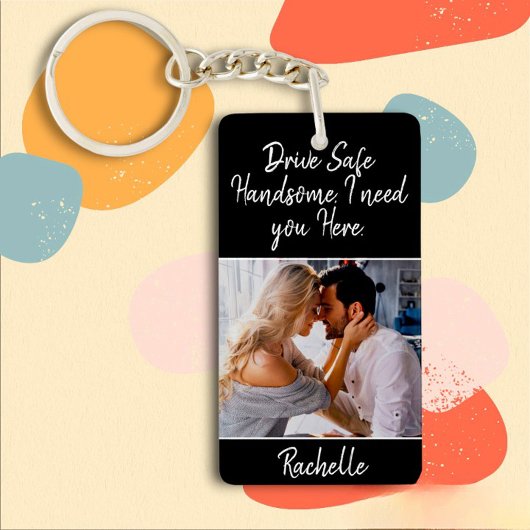 Foto Drive Sicheres Geschenk an Ehemann oder Freun Schlüsselanhänger