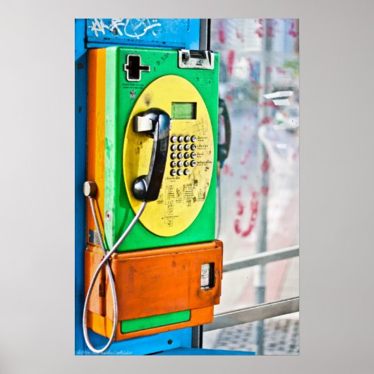 Foto-Druck in Ignored und Links Behind Poster (Vorne)