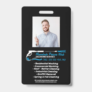 Foto Druck Waschen Power Schwarze Super Reinigung Ausweis