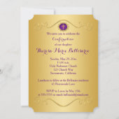 FOTO "DRUCKTE RIBBON-Ticketformatierung" Einladung (Rückseite)