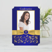 Foto "DRUCKTES RIBBON-Ticket" Einladung (Stehend Vorderseite)