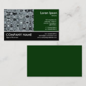Foto - dunkelgrün - Fraktal Eis Visitenkarte (Vorne/Hinten)