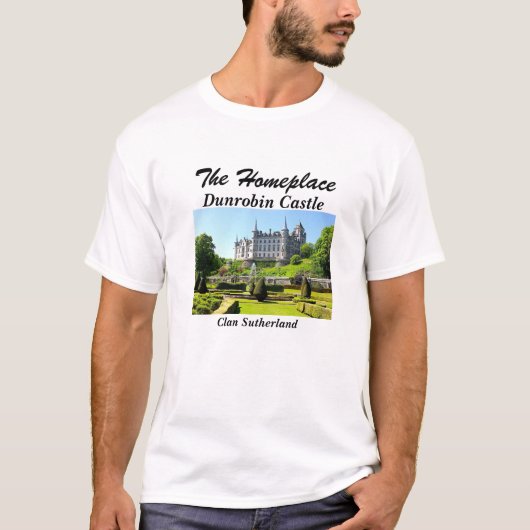Foto Dunrobin Castle Scottish Clan Sutherland T-Shirt (Vorderseite)