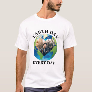Foto Earth-Tag des Planeten T-Shirt