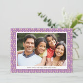 Foto-Editable Farbe Happy Diwali Karte (Stehend Vorderseite)